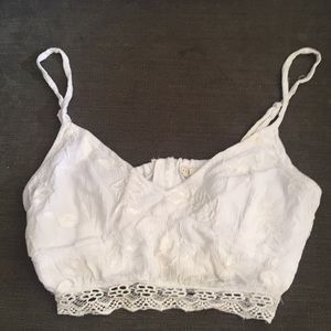 Dainty Lacey crop top